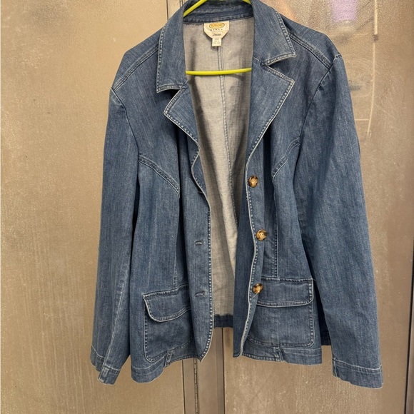 Talbots Blue Denim Jacket - Picture 1 of 7